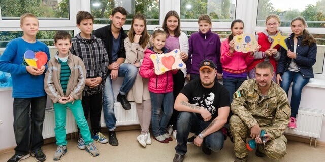 Pupils of five orphanages in Kyiv and Zhytomyr regions got products under TM Yagotynske for children