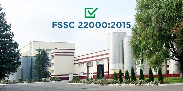 Zolotonosha Butter-Making Combine has passed the international certification FSSC 22000:2015