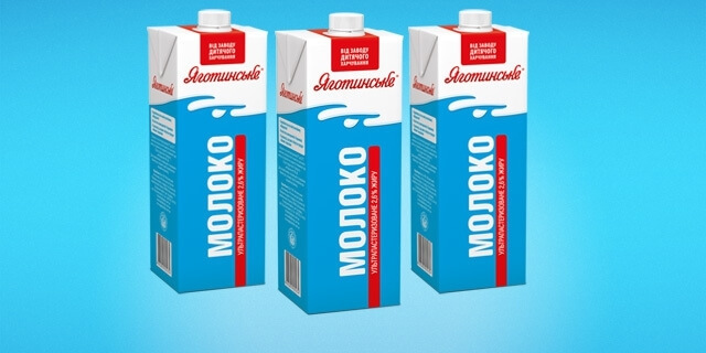 «Добрый знак» проверил ультрапастеризованное молоко ТМ «Яготинское» 2,6%