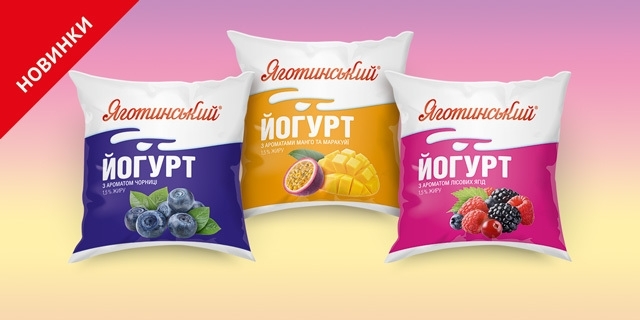 Лінійка питних йогуртів ТМ «Яготинське» у плівці поповнилась новими смаками