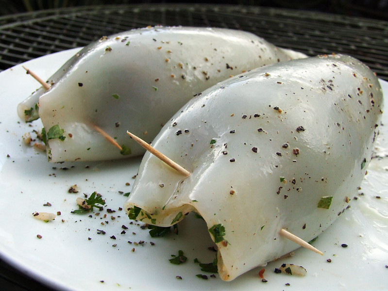 фаршированные кальмары - Рецепты с фото | Блюда