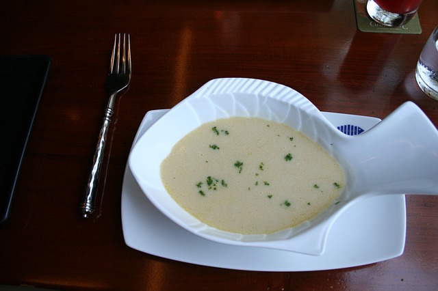 Молочный суп с рыбой