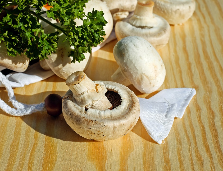 Шампиньоны с грибами