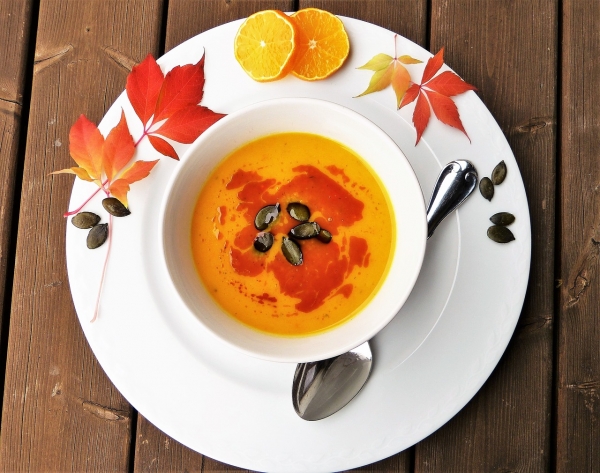 1. Морковный суп с сыром