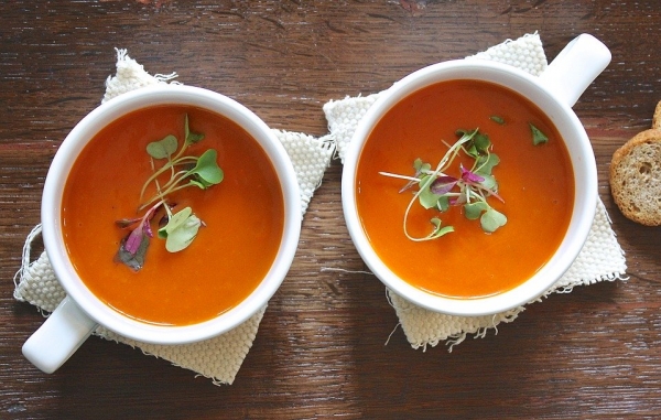 1. Морковный суп с сыром