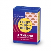 Processed cheese with mushrooms, 55% fat