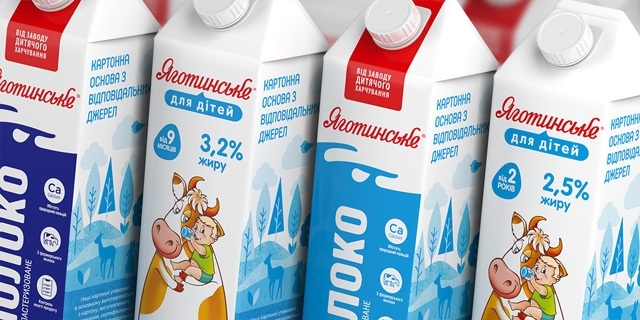 «Молочний альянс» використовує екологічне паковання для ультрапастеризованої продукції