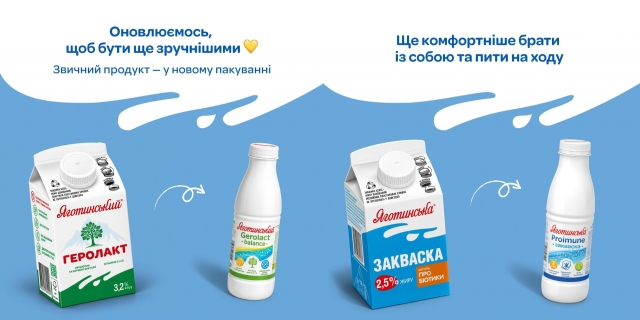 Yagotynske Updates Its Functional Products – Gerolact and Zakvaska
